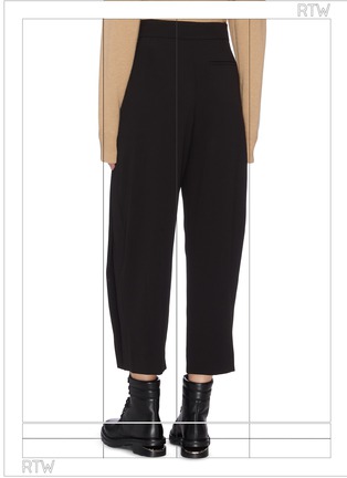 Back View - Click To Enlarge - CHLOÉ - Crepe crop pants