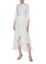 Figure View - Click To Enlarge - CHLOÉ - 'Chanti' lace overlay skirt