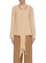 Main View - Click To Enlarge - CHLOÉ - Guipure embroidered necktie blouse