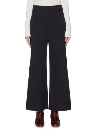 Main View - Click To Enlarge - CHLOÉ - Side button sailor culottes