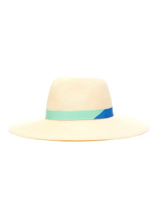 Main View - Click To Enlarge - EUGENIA KIM - 'Emmanuelle' grosgrain band straw hat