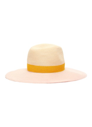 Figure View - Click To Enlarge - EUGENIA KIM - 'Emmanuelle' straw fedora hat