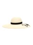 Main View - Click To Enlarge - EUGENIA KIM - Bunny' slogan embroidered straw hat