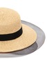 Detail View - Click To Enlarge - EUGENIA KIM - 'Brigitte' horsehair edge ribbon band straw boater