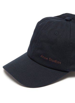 Detail View - Click To Enlarge - ACNE STUDIOS - Logo embroidered canvas cap