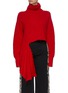 Main View - Click To Enlarge - MONSE - Distressed turtleneck sweater