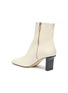  - AEYDE - 'Billy' square toe contrast heel boots
