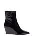 Main View - Click To Enlarge - AEYDE - 'Lena' wedge leather ankle boots