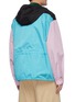 Back View - Click To Enlarge - PRADA - Colourblock pocket hooded zip-up jacket