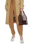 Front View - Click To Enlarge - STELLA MCCARTNEY - Eco alter nappa leather knotted tote bag