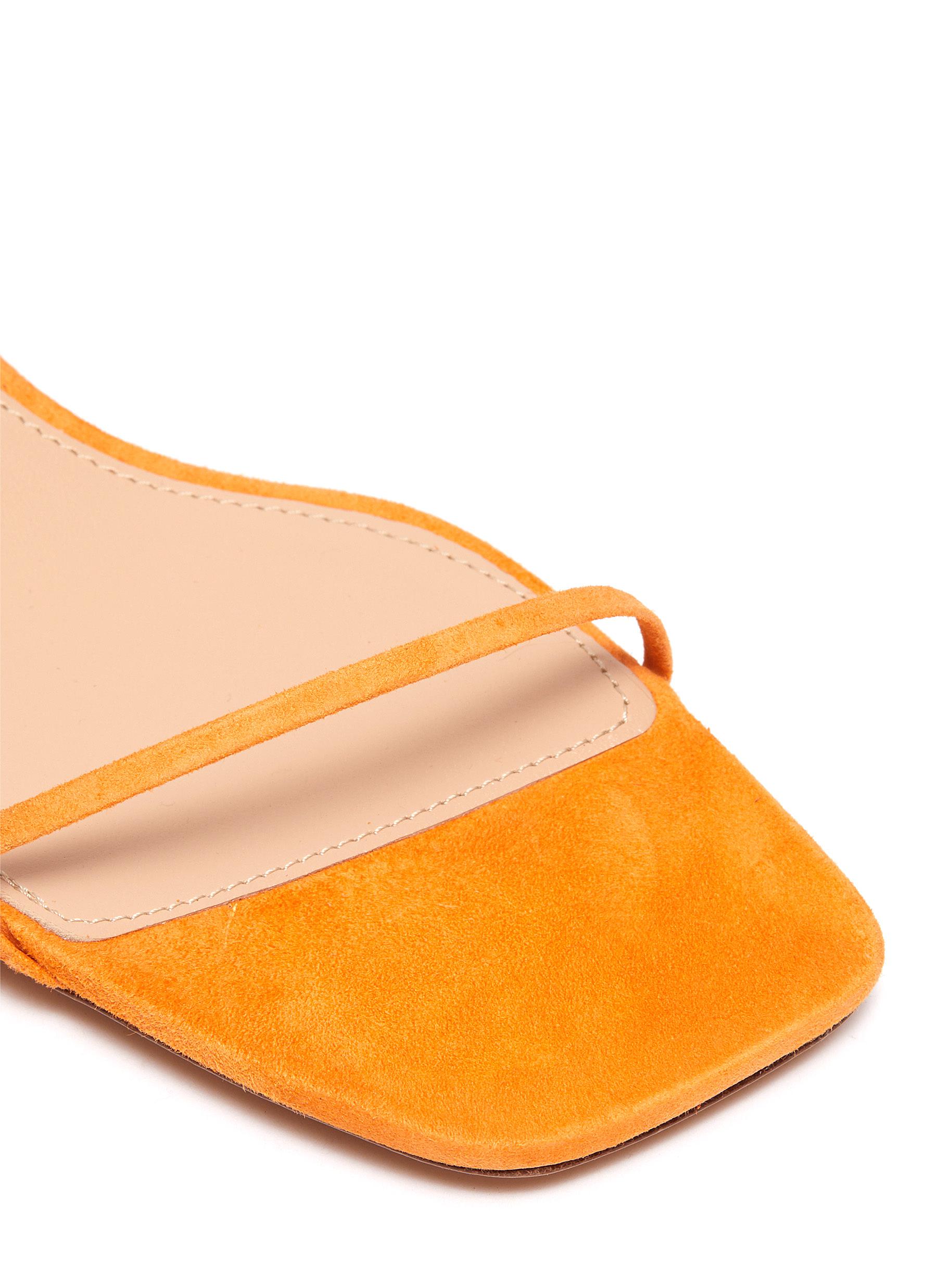 JACQUEMUS 'LES SANDALES' ASYMMETRIC HEEL STRAPPY SANDALS