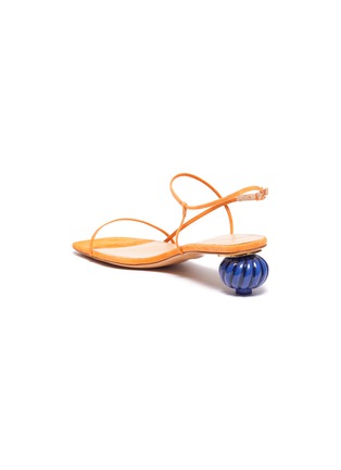  - JACQUEMUS - 'Les Sandales' asymmetric heel strappy sandals