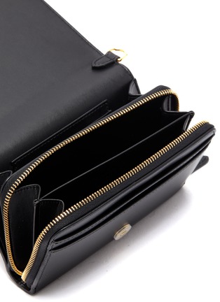 Detail View - Click To Enlarge - STELLA MCCARTNEY - Eco alter nappa leather logo strap zip wallet