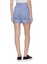 Back View - Click To Enlarge - PRADA - Stripe bloomer shorts
