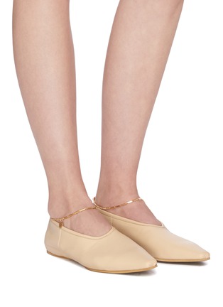 Figure View - Click To Enlarge - STELLA MCCARTNEY - Anklet ballerina flats