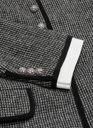  - MIU MIU - Embellished button tweed coat