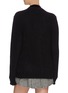Back View - Click To Enlarge - MIU MIU - 'Diamond' Button Mohair Knit Cardigan