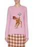 Main View - Click To Enlarge - MIU MIU - Bambi intarsia crewneck sweater