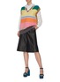 Figure View - Click To Enlarge - MIU MIU - Patch Rib Knit Vest