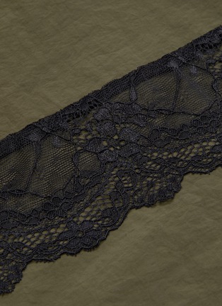 Detail View - Click To Enlarge - JONATHAN LIANG - 'Slinger' lace trim dress