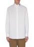 Main View - Click To Enlarge - VALENTINO GARAVANI - 'Moon' embroidered collar cotton shirt