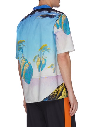 Back View - Click To Enlarge - VALENTINO GARAVANI - Floating Island Print Shirt