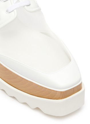 Detail View - Click To Enlarge - STELLA MCCARTNEY - 'Elyse' mesh flatform oxford shoes