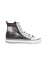Main View - Click To Enlarge - ASH - 'Gasper' sheer panel high top lace up sneakers