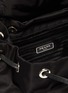 Detail View - Click To Enlarge - PRADA - Logo badge nylon backpack