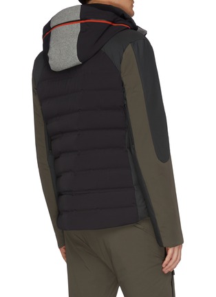 Back View - Click To Enlarge - CAPRANEA - 'Max' paneled performance puffer jacket