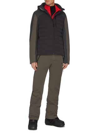 Figure View - Click To Enlarge - CAPRANEA - 'Max' paneled performance puffer jacket