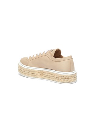  - PRADA - Low top platform espadrilles