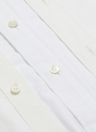  - SACAI - Bow tie stripe double shirt