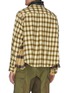 Back View - Click To Enlarge - SACAI - Flannel check bow tie double shirt