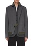 Main View - Click To Enlarge - SACAI - Panelled double blazer jacket