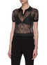 Detail View - Click To Enlarge - MAISON MARGIELA - Distress Effect Sheer Top