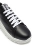Detail View - Click To Enlarge - MIU MIU - Platform leather sneakers