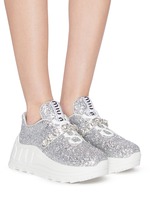 miu miu sparkle sneakers