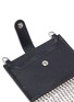 Detail View - Click To Enlarge - MIU MIU - 'Starlight' fringe glace calf leather cardholder