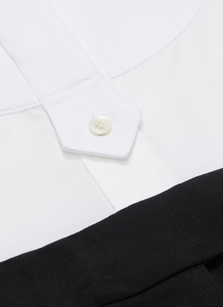  - SACAI - 'Bow Tie' wide colourblock panel jumpsuit