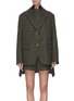 Main View - Click To Enlarge - SACAI - Double blazer check panelled jacket