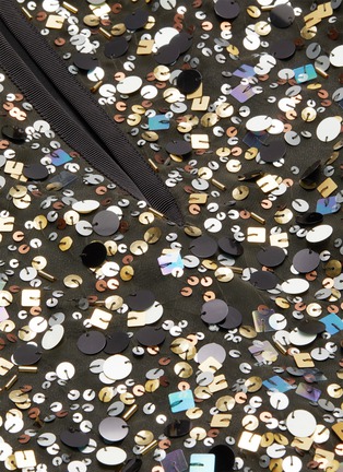 Detail View - Click To Enlarge - SACAI - V-neck sequin dress