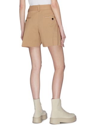 Back View - Click To Enlarge - SACAI - Paneled side fold tailored shorts