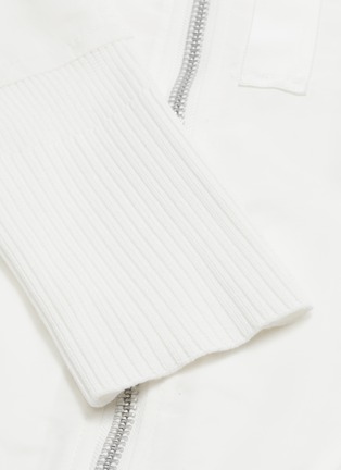  - SACAI - Fishtail back paneled bomber jacket