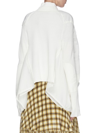 Back View - Click To Enlarge - SACAI - Fishtail back paneled bomber jacket