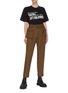 Figure View - Click To Enlarge - SACAI - 'The Opinion' slogan print T-shirt