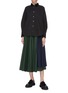 Figure View - Click To Enlarge - SACAI - Lace panelled shirt