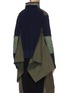 Back View - Click To Enlarge - SACAI - Colourblock panelled multi pocket knit sleeve parka