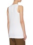 Back View - Click To Enlarge - SACAI - Sheer panel double neck plisse tank top