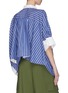 Back View - Click To Enlarge - SACAI - 'Bowtie' oversized stripe shirt